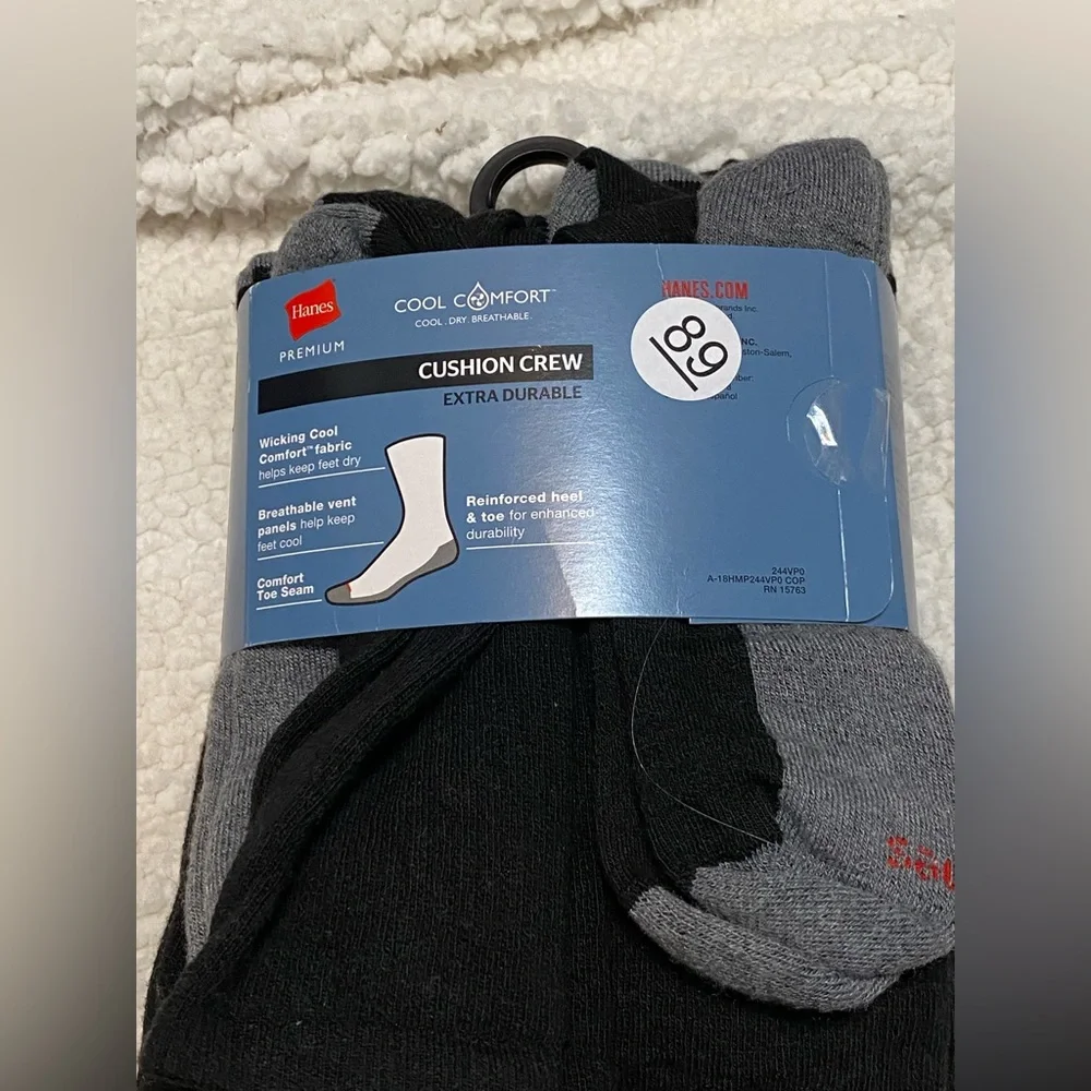 Hanes premium crew